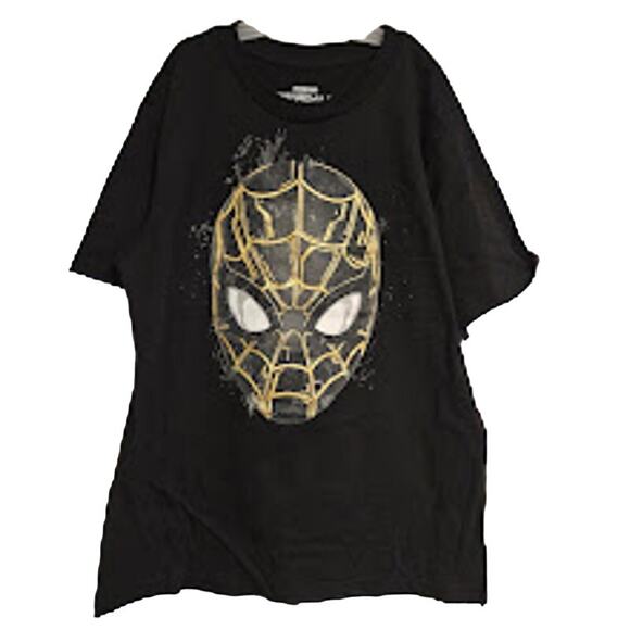 Marvel Size small (8) Spider man No way home gold mask graphic tshirt - Picture 1 of 4